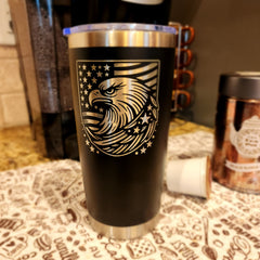 Engraved "We not Me" 20oz Tumbler with Lid