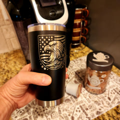 Engraved "We not Me" 20oz Tumbler with Lid